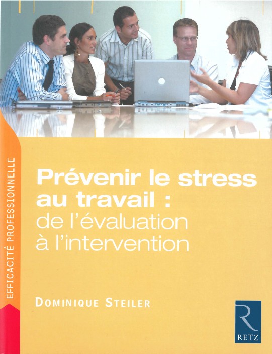 visuel livre steiler prevenir stress travail